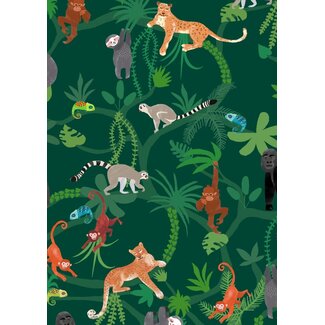 Jungle inpakpapier