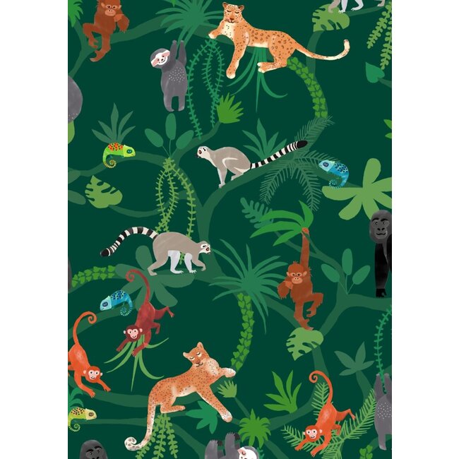 Jungle inpakpapier