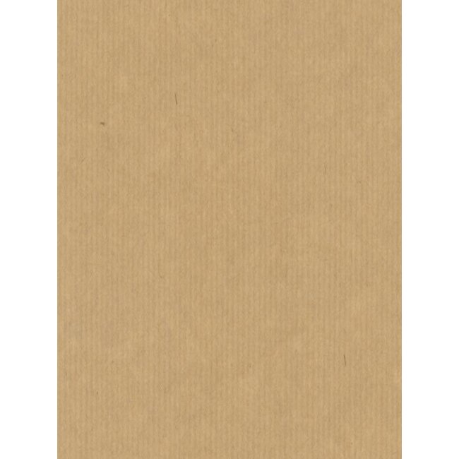 Brown striped kraft giftwrapping paper