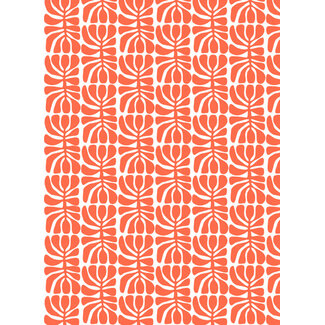 Plants Dutch Orange giftwrapping paper