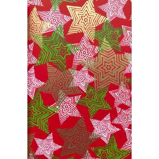 Buntes STARS-Geschenkpapier