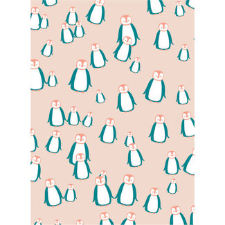 Penguin Nude giftwrapping paper