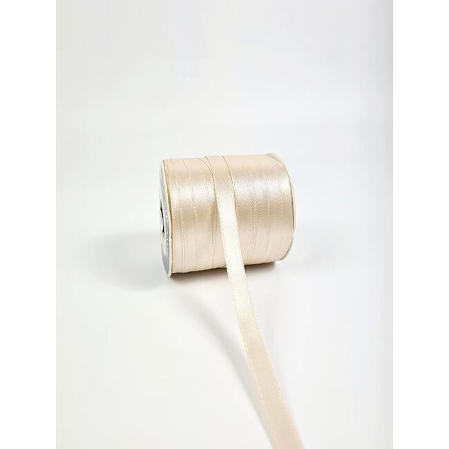 Satin ribbon natural shades light