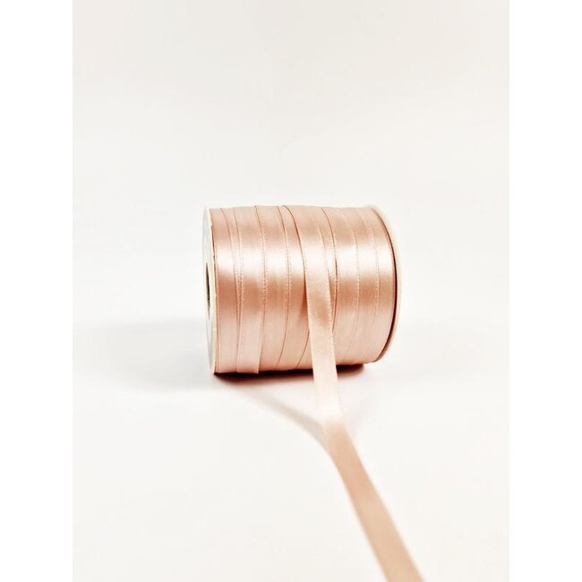 Satin ribbon natural shades light