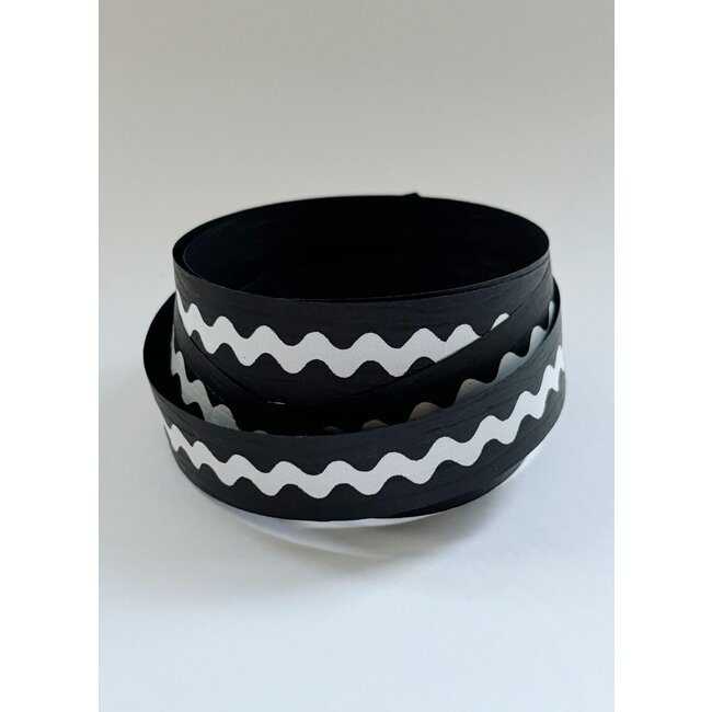 Wellen geschenkband, rosa/rot