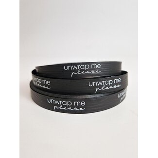 Packen Sie mich bitte aus geschenkband