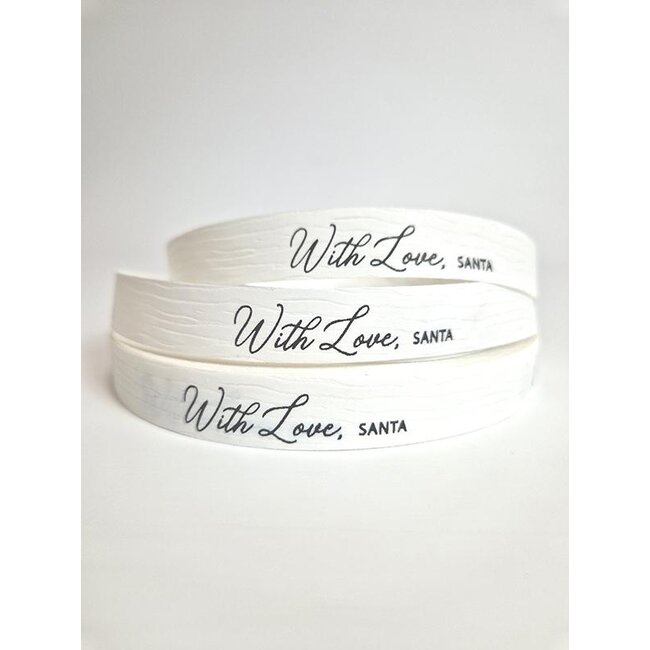 With love, Santa lint