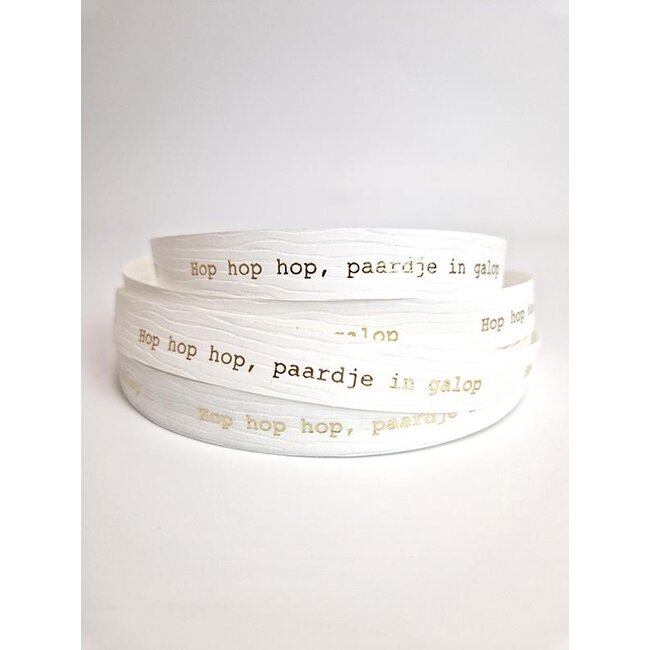 Hop hop hop, horse in gallop ribbon various colours