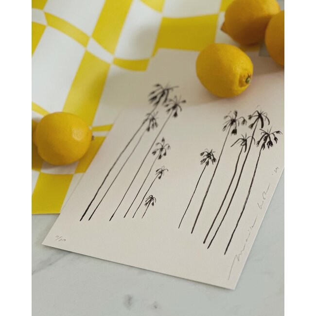 Check gelbes geschenkpapier