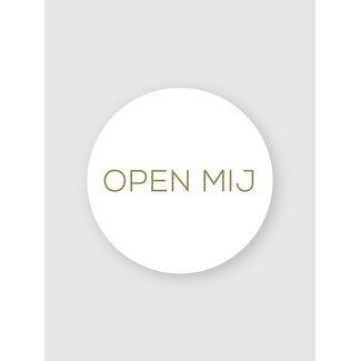 Open mij white/gold