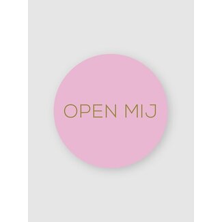 Open me pink/gold