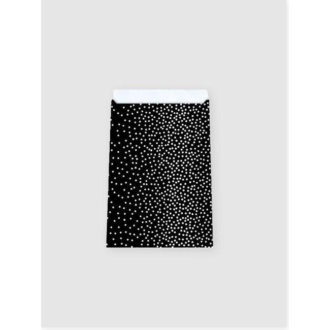 Dots Black flat bags