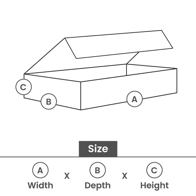 Magnetische Box kraft rosa