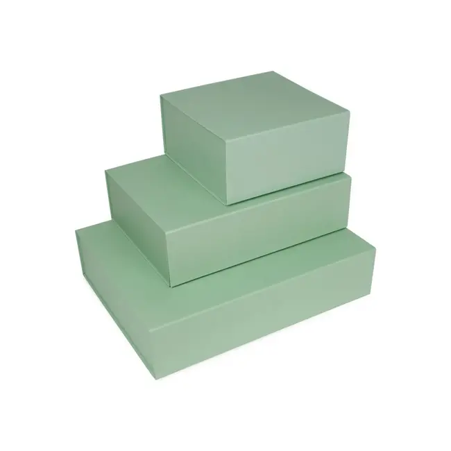 Magnetic box kraft green