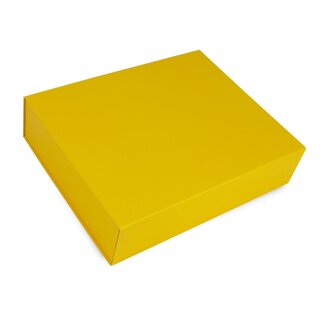 Magnetic box kraft ochre yellow