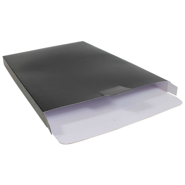 Verzenddozen glanzend zwart (brievenbus doosjes)