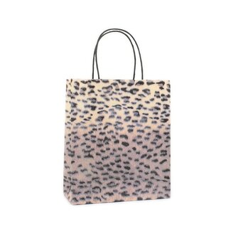 Paper Twisted luxury carrier bags + bottom cardboard tiger