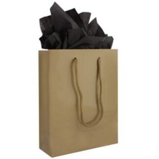 Gold gloss laminated carrier bag