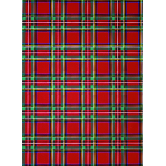 Tartan Red giftwrapping paper