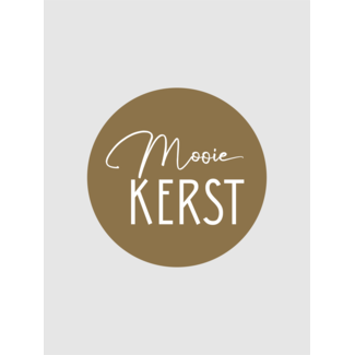 Mooie kerst goud/wit etiketten ( 500 stuks)