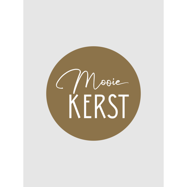 Mooie kerst goud/wit etiketten ( 500 stuks)