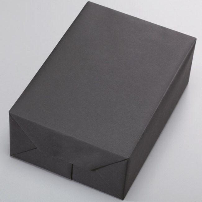 Mat zwart inpakpapier