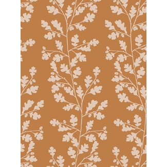 Oakleaves caramel wrapping paper