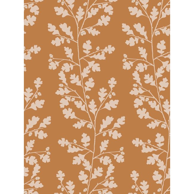 Oakleaves caramel wrapping paper