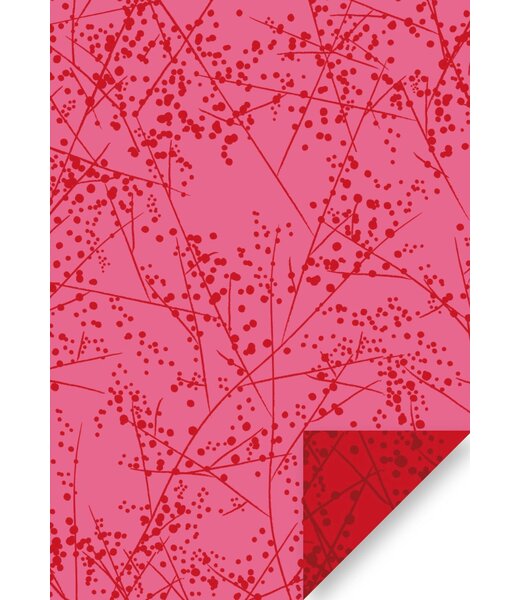 Paris Chic Pink/Red giftwrapping paper