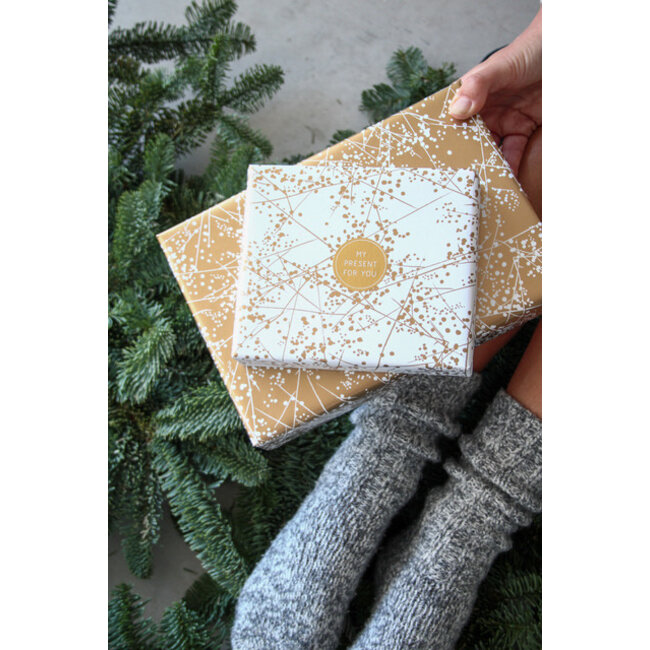 Paris Chic Gold inpakpapier