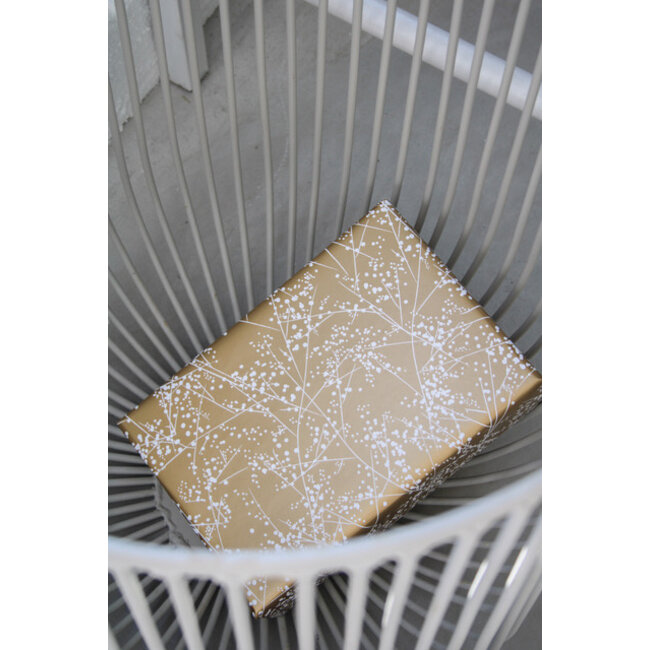 Paris Chic Gold geschenkpapier