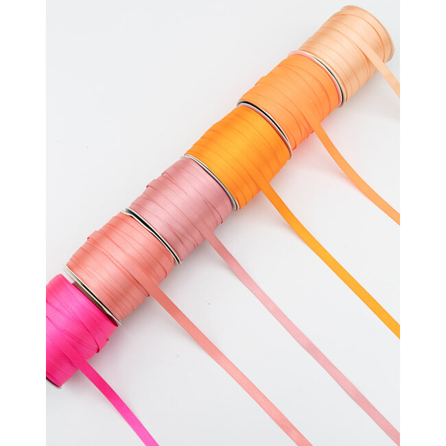 Satijnband Lilla/blauw tinten