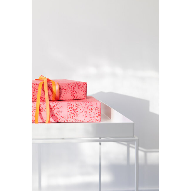 Paris Chic Rosa/Rot geschenkpapier