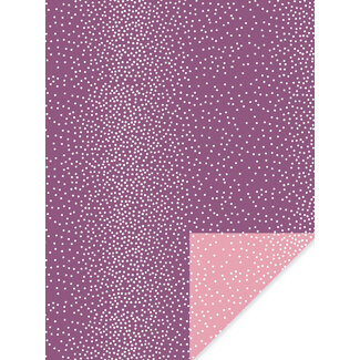 Dots amethyst shadow/rosa geschenkpapier