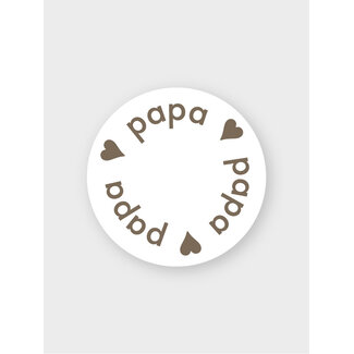 White/bronze label stickers (500 pieces)