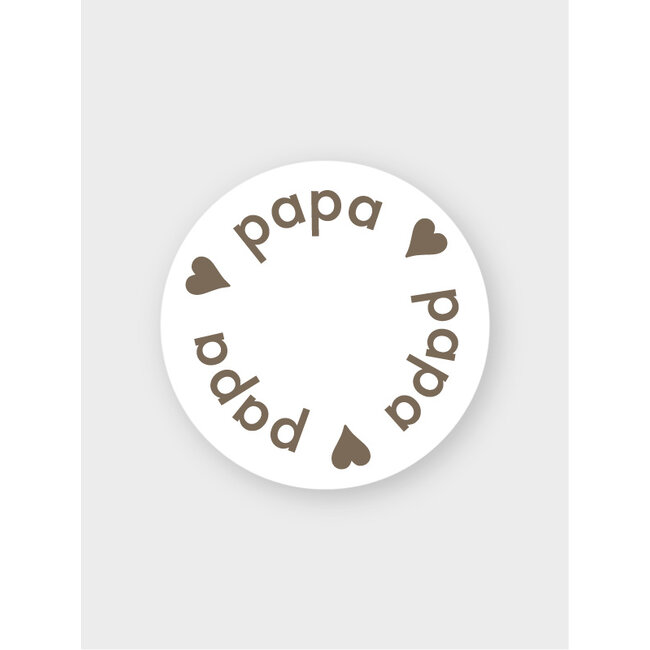 White/bronze label stickers (500 pieces)