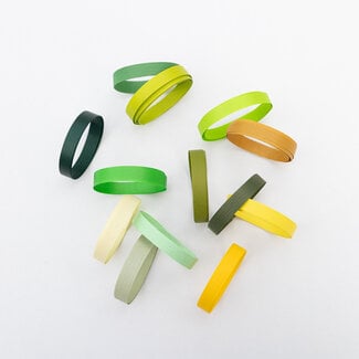 Paporlene lint 10mm geel/groen