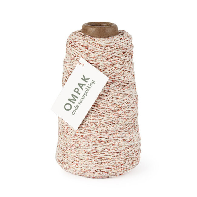 Cotton Cord lurex Natureltinten