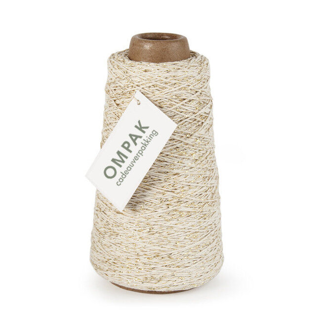 Cotton Cord lurex Natureltinten