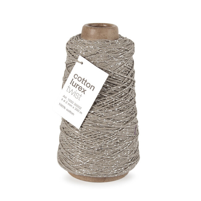 Cotton Cord lurex Natural shades