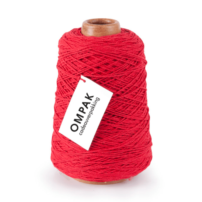 Cotton Cord lurex red/rose shades