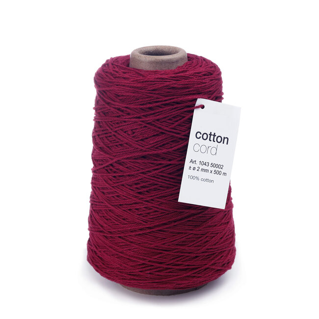 Baumwolle Cord Lurex rot/rosa Farbtöne