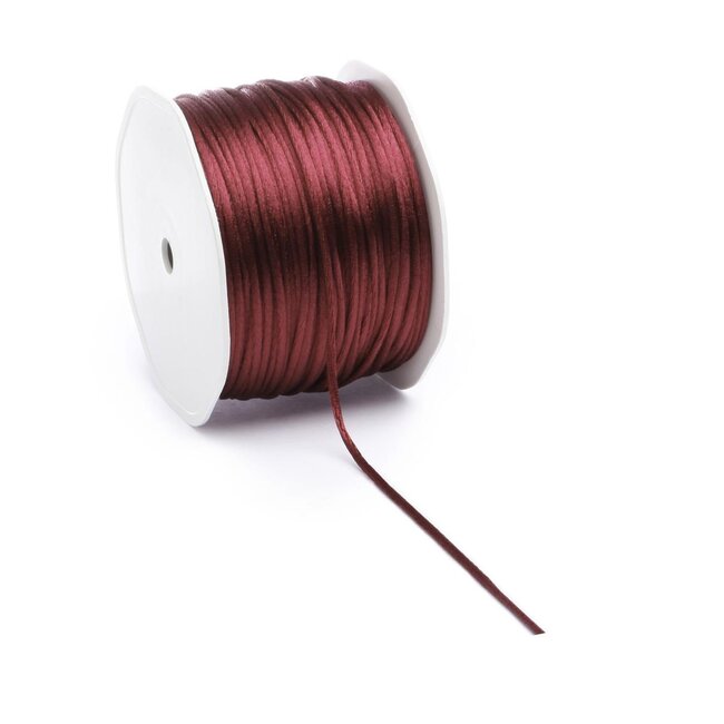 silk cord rood /rozetinten