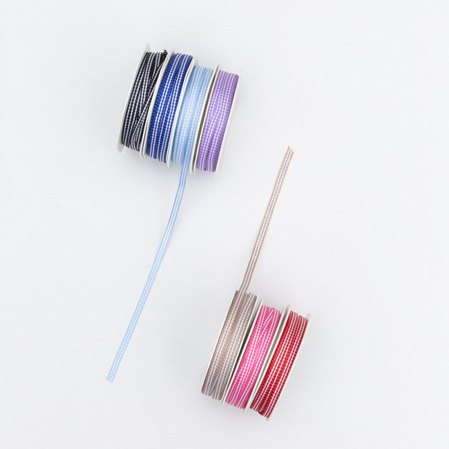 Last stock Op=Op Pepita check ribbon