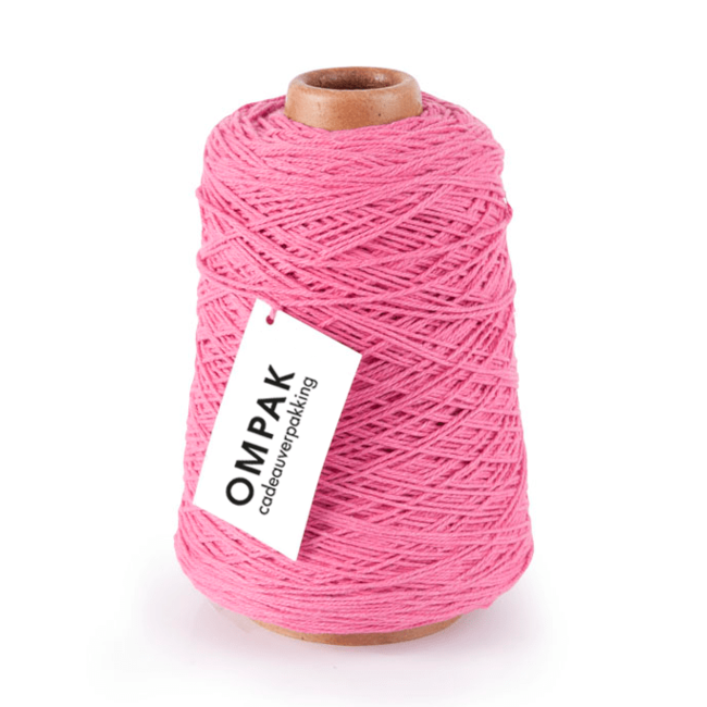 Cotton Cord lurex red/rose shades