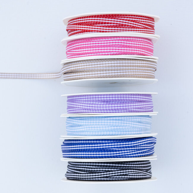 Laatste voorraad Op=Op Pepita ruit lint