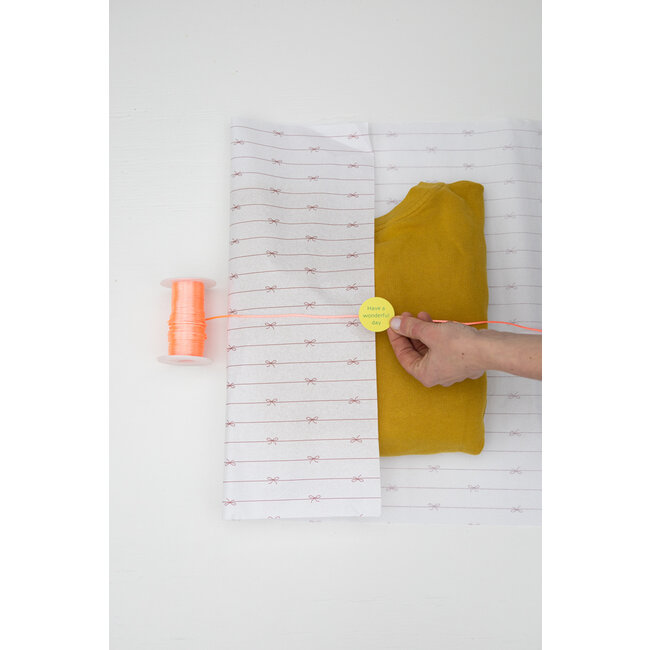 Schleifen seiden papier weiß/bordeaux