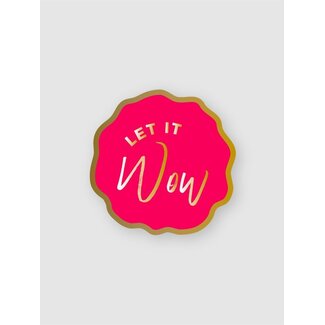 Let it wow labels pink