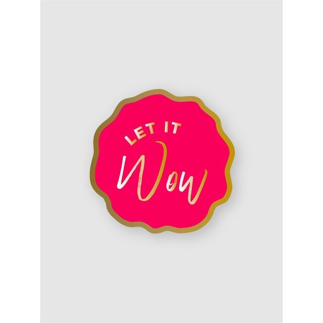 Let it wow labels pink