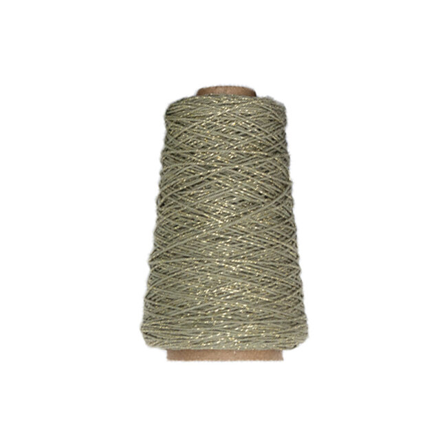 Cotton Cord lurex groen/ blauwtinten